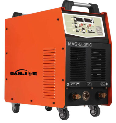 Industriële 500A MIG lasmachine met SiC Inverter Technologie en Flux+Gas lasmogelijkheid